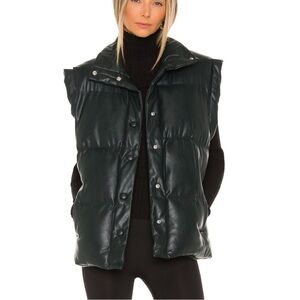 Blank NYC Black Quilted Puffer Vest